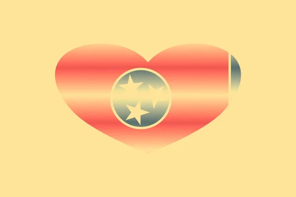 테네시주 상징으로 모양을 — 스톡 사진