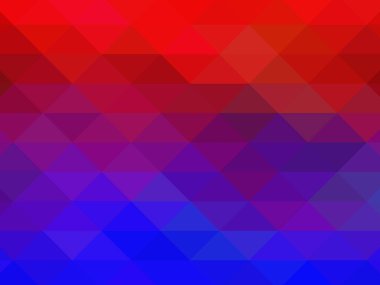 Üçgen pikselleme. Çok renkli piksel arkaplan. Çok renkli üçgenlerden oluşan doku..