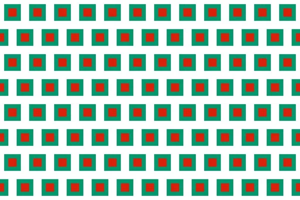 ブルガリア国旗の色によるシンプルな幾何学模様 — ストック写真