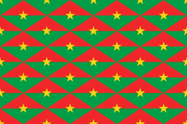 Простой Геометрический Узор Цветах Национального Флага Буркина Фасо — стоковое фото