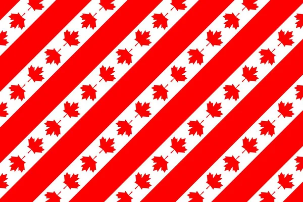 Patrón Geométrico Simple Los Colores Bandera Nacional Canadá —  Fotos de Stock
