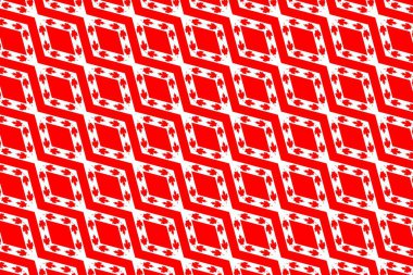 Kanada bayrağının renklerinde basit geometrik desen