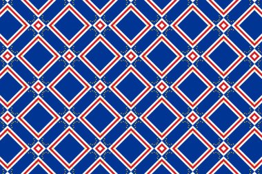 Cape Verde bayrağının renklerinde basit geometrik desen