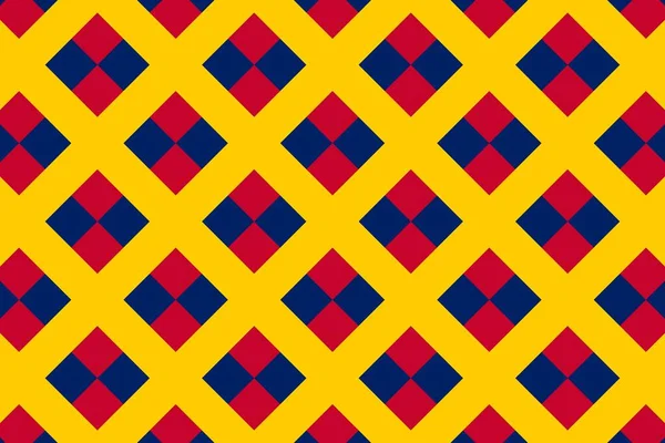 Prosty Wzór Geometryczny Kolorach Flagi Narodowej Czadu — Zdjęcie stockowe