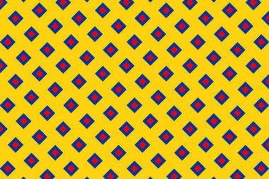 Kolombiya bayrağının renklerinde basit geometrik desen