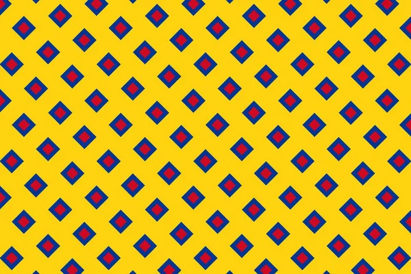 Jednoduchý Geometrický Vzor Barvách Kolumbijské Národní Vlajky — Stock fotografie