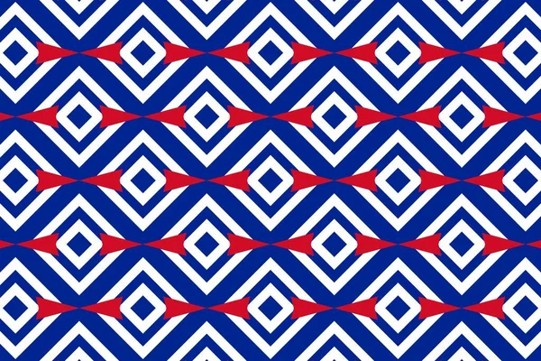 古巴国旗颜色的简单几何图案 — 图库照片
