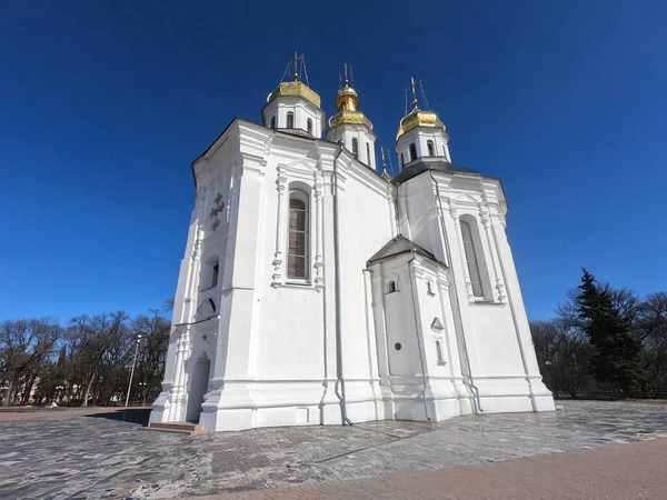 Catherine Kerk Chernihiv Kathedraal Van Sint Catharina Grote Martelaar Oude — Stockfoto