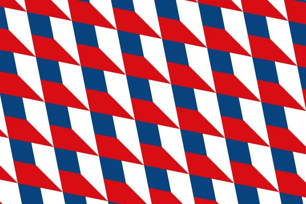 Simple Geometric Pattern Colors National Flag Czech Republic — Stock Photo, Image