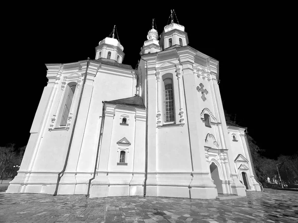 Iglesia Catalina Chernihiv Catedral Santa Catalina Grande Mártir Antigua Iglesia —  Fotos de Stock