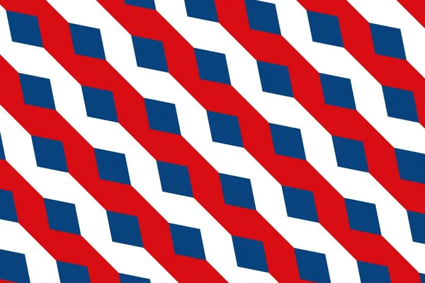 Simple Geometric Pattern Colors National Flag Czech Republic — Stock Photo, Image