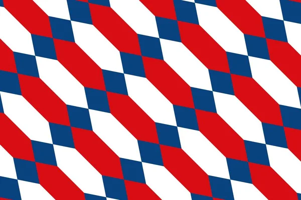 Απλό Γεωμετρικό Σχέδιο Στα Χρώματα Της Εθνικής Σημαίας Της Τσεχικής — Φωτογραφία Αρχείου
