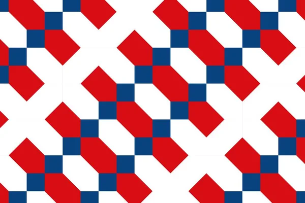 Jednoduchý Geometrický Vzor Barvách Národní Vlajky České Republiky — Stock fotografie