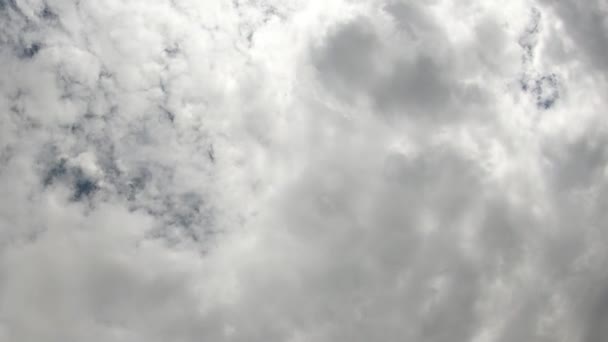 Ciel Est Couvert Nuages Ciel Nuageux Temps Nuageux Time Lapse — Video