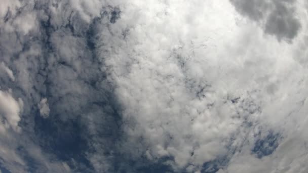 Небо Покрыто Облаками Высокая Облачность Облачность Задержка Времени — стоковое видео