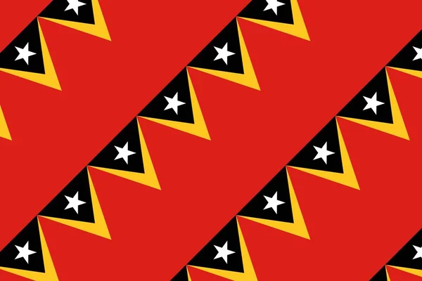 Patrón Geométrico Simple Los Colores Bandera Nacional Timor Oriental — Foto de Stock