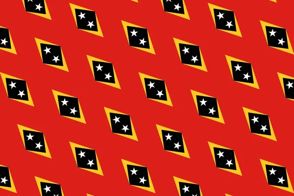 Einfaches Geometrisches Muster Den Farben Der Nationalflagge Von Osttimor — Stockfoto