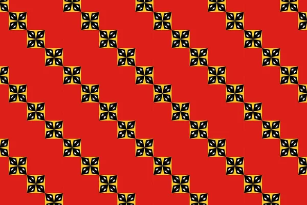 Απλό Γεωμετρικό Σχέδιο Στα Χρώματα Της Εθνικής Σημαίας Του Ανατολικού — Φωτογραφία Αρχείου