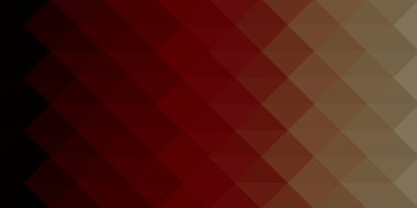 Soyut geometrik arkaplan. Üçgen pikselleme. Mozaik, kırmızı eğim.