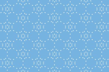 Mikronezya Birleşik Devletleri bayrağının renklerinde basit geometrik desen