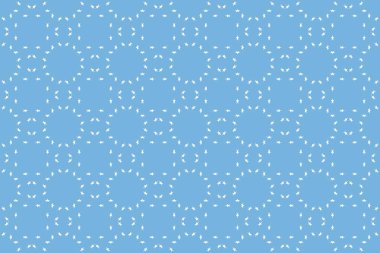 Mikronezya Birleşik Devletleri bayrağının renklerinde basit geometrik desen