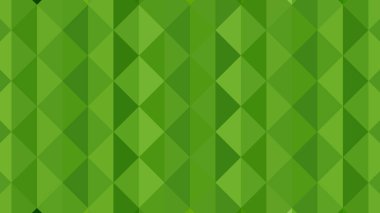 Soyut geometrik arkaplan. Üçgen pikselleme. Mozaik, yeşil eğim.