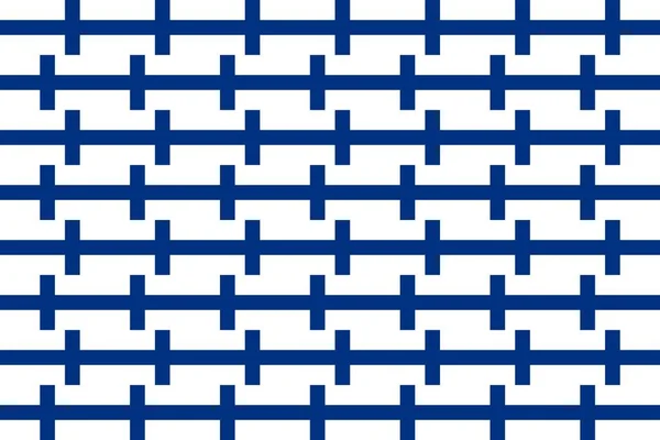 Pola Geometris Sederhana Dalam Warna Bendera Nasional Finlandia — Stok Foto
