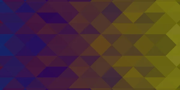 Абстрактний Синьо Жовтий Низькокутний Генеративний Фон Ілюстрація Трикутна Піксель — стокове фото