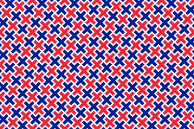 Fransa bayrağının renklerinde basit geometrik desen