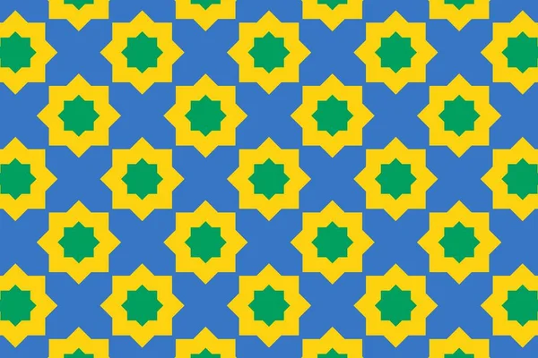Simple Geometric Pattern Colors National Flag Gabon — Stock Photo, Image