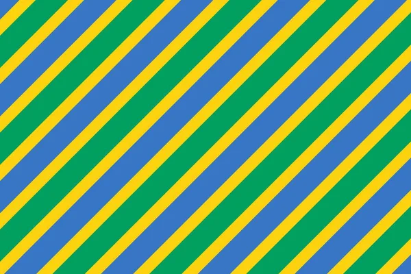 ガボン国旗の色によるシンプルな幾何学模様 — ストック写真