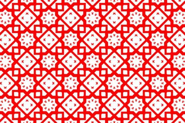 Gürcistan bayrağının renklerinde basit geometrik desen