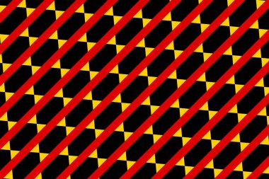 Almanya bayrağının renklerinde basit geometrik desen