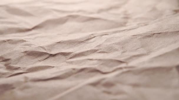 折皱工艺包装纸 折皱质感 Dolly Shot — 图库视频影像