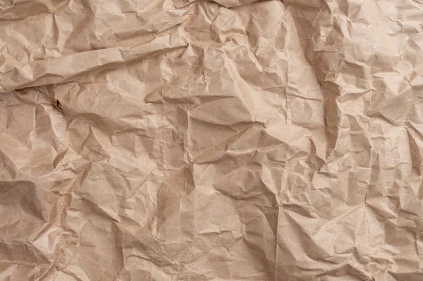 Crumpled Wrinkled Wrapping Paper Abstract Texture Empty Blank — Stock Photo, Image