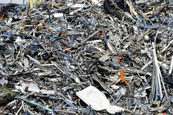 scrap metal at a scrap yard in cologne deutz harbor