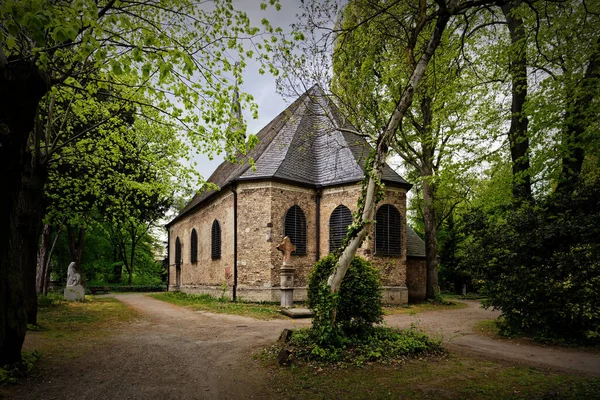 Церковь Святой Марии Магдалины Лазаря Кёльнском Кладбище Мелатен 1245 Года — стоковое фото