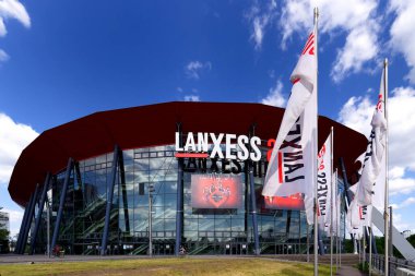 Köln, Almanya - 31 Mayıs 2021: Lanxess Arena etkinlik salonu