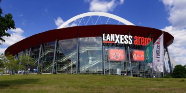 Köln, Almanya - 31 Mayıs 2021: Lanxess Arena etkinlik salonu
