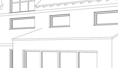 mimari sanat konsepti, vektör illüstrasyonu