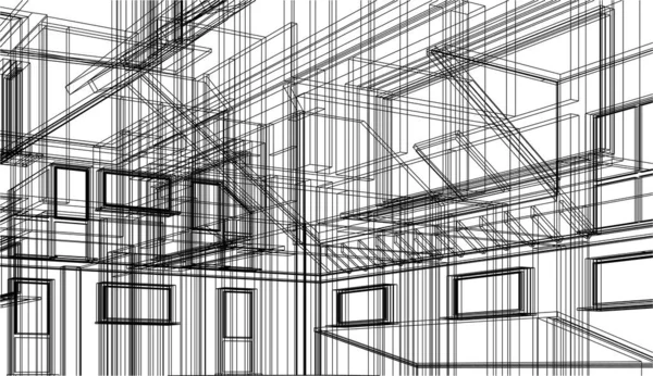 建筑艺术概念 矢量图解 — 图库矢量图片