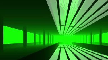 minimal 3d mimari şekillerde hareket etmek