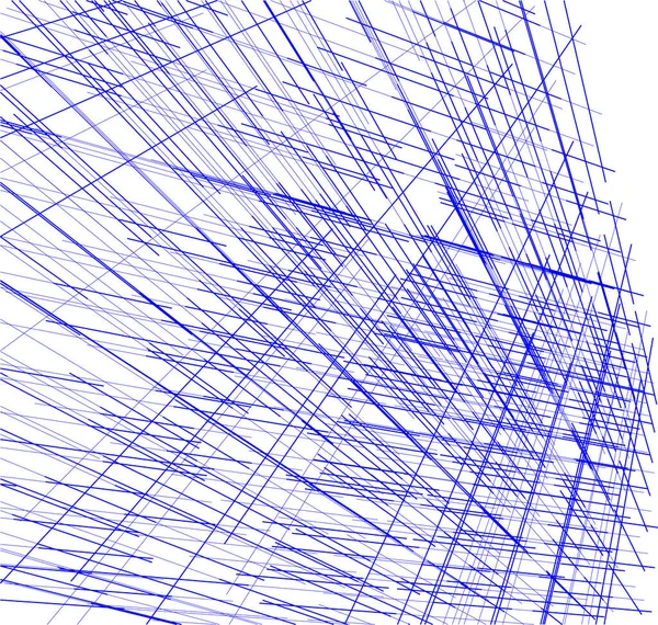 Linhas Abstratas Desenho Conceito Arte Arquitetônica Formas Geométricas Mínimas — Vetor de Stock