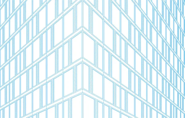 Lignes Dessin Abstraites Dans Concept Art Architectural Formes Géométriques Minimales — Image vectorielle