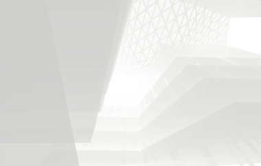 mimari sanat konsepti, minimum geometrik şekiller. 