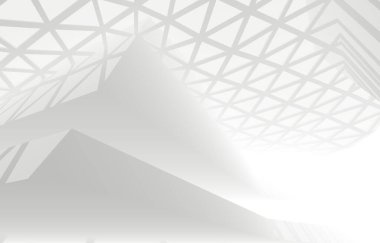 mimari sanat konsepti, minimum geometrik şekiller. 