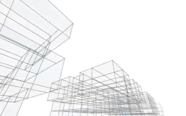 En az üç boyutlu mimari projenin genel görünümü