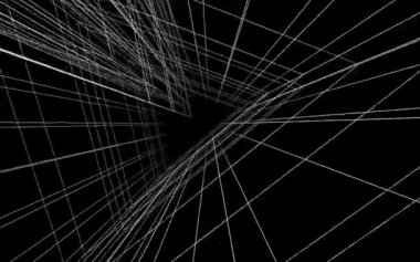 minimal 3d mimari şekillerde hareket etmek