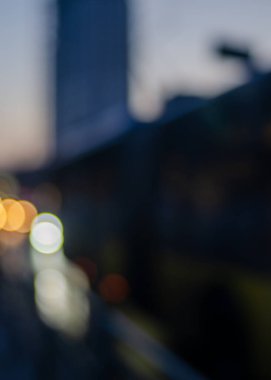 Renkli trafik ışıklarının odaklanmış görüntüsü