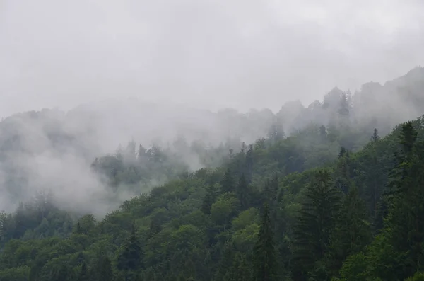 多云的山水景致 — 图库照片